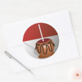 Sticker Rond Pomme d'amour (Enveloppe)