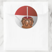 Sticker Rond Pomme d'amour (Sac)