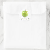 Sticker Rond Pomme de mon oeil (Sac)
