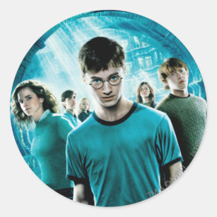 Sticker Rond POMME DE POMME HARRY ET ORDRE DU Bleu PHOENIX™