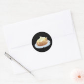 Sticker Rond pomme de terre cuite (Enveloppe)