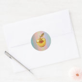 Sticker Rond Pomme d'or (Enveloppe)