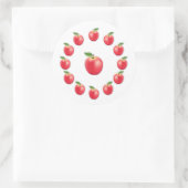 Sticker Rond Pomme Pink Lady (Sac)