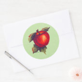 Sticker Rond Pomme rouge (Enveloppe)