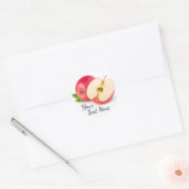Sticker Rond Pomme rouge (Enveloppe)