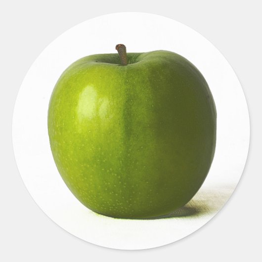 Sticker Rond Pomme verte stkcnm (Devant)