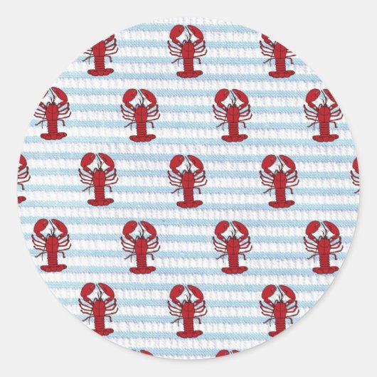 Sticker Rond pommeau de homard (Devant)