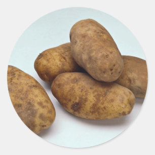 Sticker Rond Pommes de terre