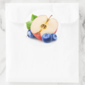 Sticker Rond Pommes et bleuets (Sac)