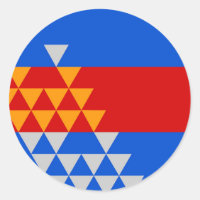 Pomo Indice Drapeau symbole ethnique Amérique indi