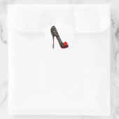 Sticker Rond Pompe de plateforme Peep Toe (Sac)