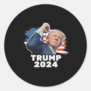 Sticker Rond Pompe de poing 2024