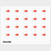 Sticker Rond Pompier B Shift (Feuille)
