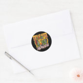 Sticker Rond Pompier de la couche d'incendie (Enveloppe)