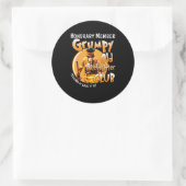 Sticker Rond Pompier | Membre honoraire Grumpy Firefighter (Sac)