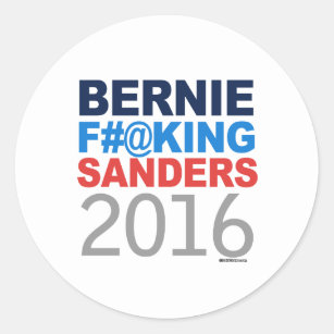 Sticker Rond Ponceuses de merde 2016 de Bernie