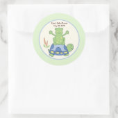 Sticker Rond Pond Friends Anniversaire Baby shower Favoriser St (Sac)