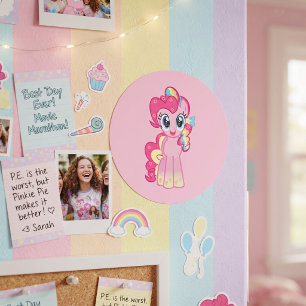 Sticker Rond Poney