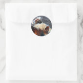 Sticker Rond poney (Sac)