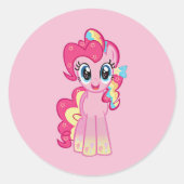 Sticker Rond Poney (Devant)