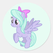 Sticker Rond Poney (Devant)