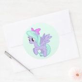 Sticker Rond Poney (Enveloppe)