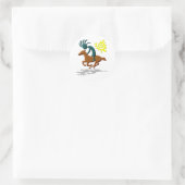 Sticker Rond Poney de Kokopelli (Sac)