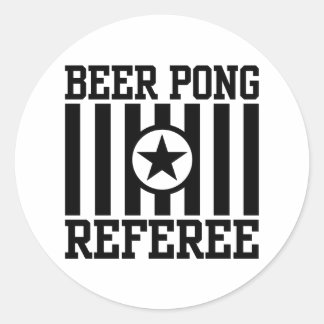 Sticker Rond Pong de bière