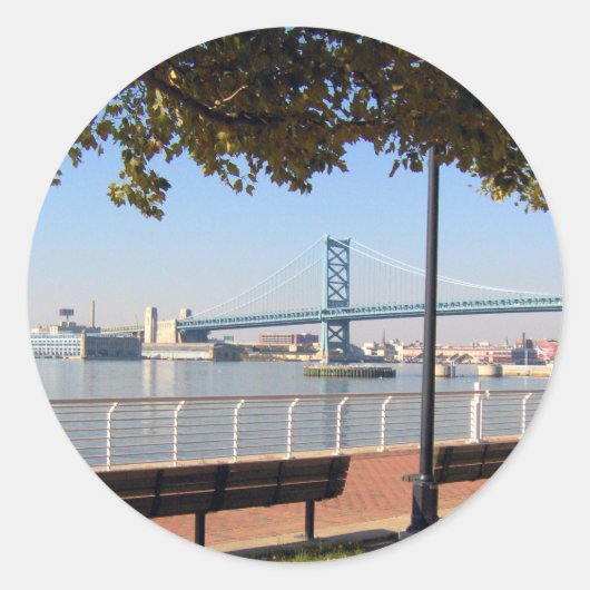 Sticker Rond Pont Camden NJ (Devant)