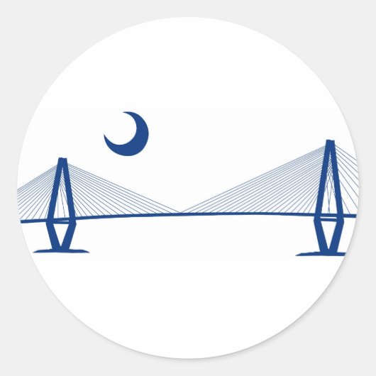 Sticker Rond Pont Charleston Ravenel (Devant)