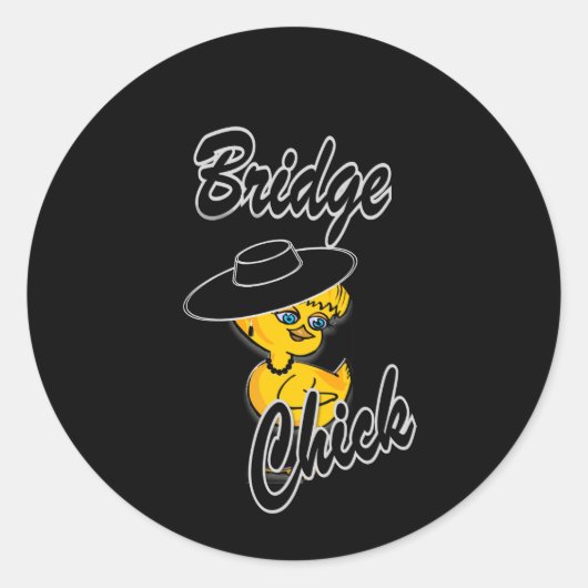 Sticker Rond Pont Chick #4 (Devant)