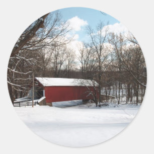 Sticker Rond Pont couvert