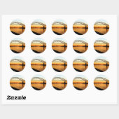 Sticker Rond Pont du Cap Cod Bourne (Feuille)