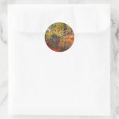Sticker Rond Pont japonais | CLAUDE MONET (Sac)