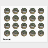Sticker Rond Pont sur Hicky Run (Feuille)