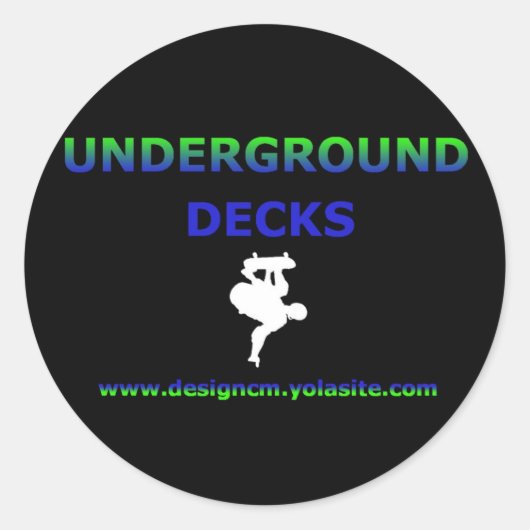 Sticker Rond ponts souterrains (Devant)