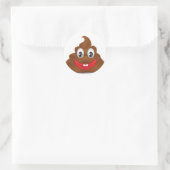 Sticker Rond poo emojis (Sac)