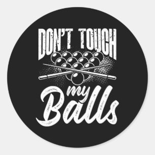 Sticker Rond Pool Billard Joueur Snooker Cue 8 Ll Expert 1
