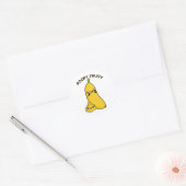 Sticker Rond Poopy Fruity Funny Fruit Banana Pun (Enveloppe)