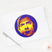 Sticker Rond Pop Art Dracula (Enveloppe)