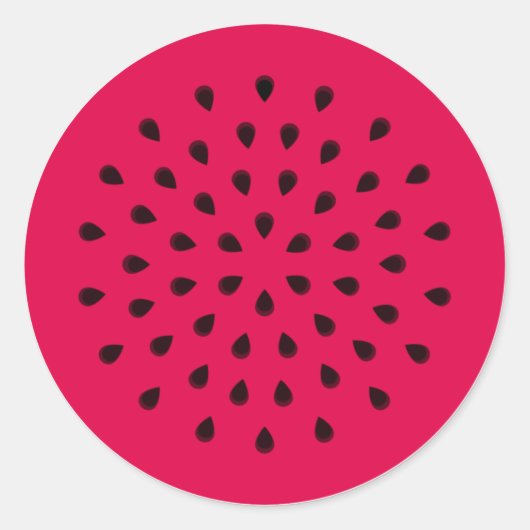 Sticker Rond Pop art Watermelon (Devant)