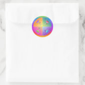 Sticker rond Pop Art Wine (Sac)