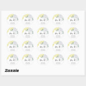 Sticker Rond Pop Bee Quand elle éclate (Feuille)