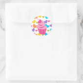 Sticker Rond Pop Heart Cupcake (Sac)