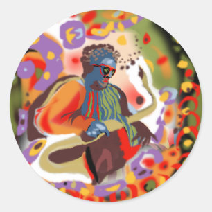 Sticker Rond **Pop Jazz MA**