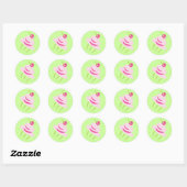 Sticker Rond PoP-Rt CuPcaKe tWo (Feuille)