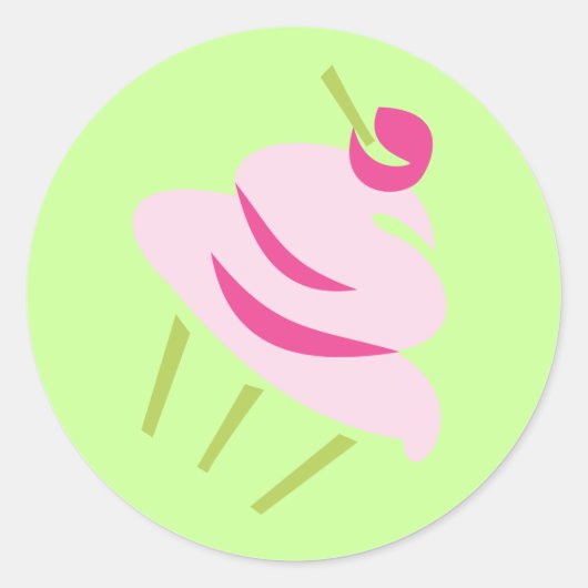 Sticker Rond PoP-Rt CuPcaKe tWo (Devant)