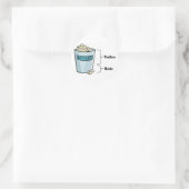 Sticker Rond Popcorn Full (Sac)