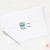 Sticker Rond Popcorn Full (Enveloppe)