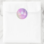 Sticker Rond Pops de gâteau pastel (Sac)